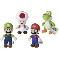 Disney Peluche - Simba - Super Mario - 20 Cm - Doux - 4 Personnages Aléatoires