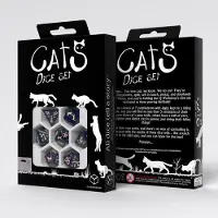 Q-workshop Cats Mittens Dice Game Vert Enfants