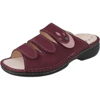 Finn Comfort Mules KOS : trois bandes Velcro pour un maintien optimal, semelle intérieure amovible pour accueillir des semelles orthopédiques, semelle souple pour un grand confort de marche