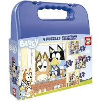 Educa Bluey Aktenkoffer-Puzzle 12-16-20-25Stü ck