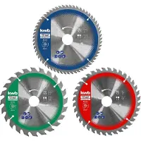 Kwb 589395 Jeu de lames de scie circulaire 250 x 30mm 1p.