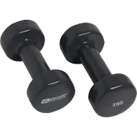 Schildkröt Fitness SCHILDKRÖT 960207 SCHILDKRÖT Haltères en vinyle, set de 3,0 kg, anthracite