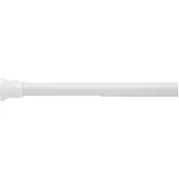 RIDDER Barre de douche télescopique 110-245 cm Blanc 55301