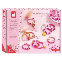 Janod Création perle et bijou 10 Bagues en Perles Lovely à Créer