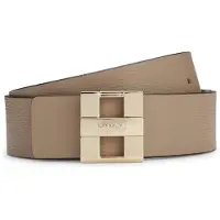 HUGO Ceinture en cuir réversible avec lettres métalliques du logo