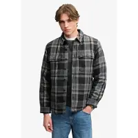 Superdry Chemise à Manches Longues Borg Lined Miller Overshirt