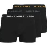 Jack & Jones Boxers 'JACCONOR' jaune d'or / gris fumé / noir / blanc