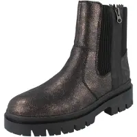 Rieker Damen Stiefel gefüttert Bronze