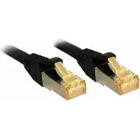 Lindy 47310 Patchkabel 3.00m RJ45 S/FTP LSOH, mit Cat7 Rohkabel, schwarz