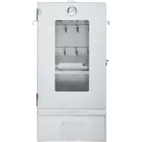 vidaXL Fumoir avec table Acier galvanisé