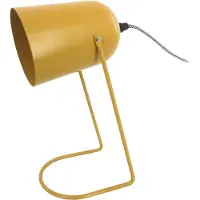 Leitmotiv - Lampe de table Enchant - Jaune ocre - Lampe de table 30 x 18 cm - Lampe de chevet, salon, chambre à coucher