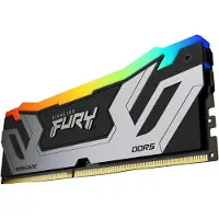 Kingston Technology FURY 24Go 8400MT/s DDR5 CL40 CUDIMM Renegade RGB Silver XMP