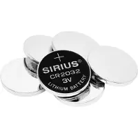 Sirius Piles DecoPower CR2032, lot de 6
