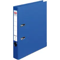 Herlitz Classeur maX.file protect plus, Largeur de dos : 50 mm, Bleu DIN A4, couverture en PP, protection (A4, 50 mm, 1 pcs)