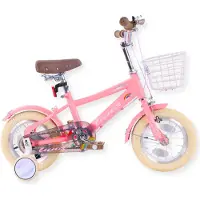 Buxibo - Vélo d'enfant pour fille - Luna - 12 pouces - rose