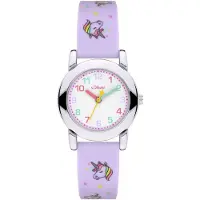 s.Oliver Montre pour enfants - Ronde - Argentée - 27 mm - Montre en métal avec mouvement à quartz, couleur argentée