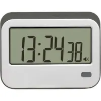 TFA-Dostmann Minuteur numérique, Minuteur, Blanc, Gris
