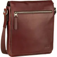 JOST Bags Femmes, Sac à main, Lund Sac à bandoulière en cuir 24 cm, Marron