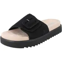 Rieker Damen Pantolette Schwarz