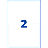 Avery Versandet labels 199,6x143,5mm L7168-100 weiss 200 Stk./100 Blatt