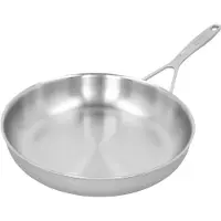 Demeyere Industrie 5 - Poêle à frire (20 cm, hauteur : 5,8 cm, acier inoxydable 18/10), argenté