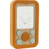 Trixie Téléphone En Silicone Et Bois Mr Fox - Orange