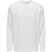Only & Sons Sweat-shirt 'ONSCaspian' blanc naturel