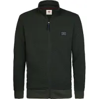 Petrol Industries Veste de survêtement vert / noir / blanc