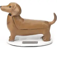 Kikkerland Figurine solaire , plastique, marron, 8,2 x 6,4 x 4,5 cm