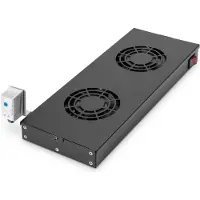 Digitus DN-19 FAN-2-HO-SW - kit de ventilation pour rack avec thermostat