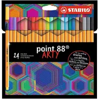 Stabilo Pack de 24 feutres Arty Point 88