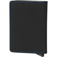 Secrid Slimwallet Matte Black & Blue