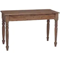 vidaXL Bureau avec tiroirs 117x57x75 cm Vieux bois massif