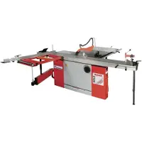 Holzmann Scie à format - 3800W - 400V - avec chariot de 2600 mm