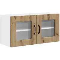 vidaXL Façade de lave-vaisselle Kalmar, chêne Artisan, 80 x 31 x 40 cm
