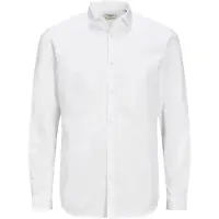 Jack & Jones Blacardiff Plus Size Long Sleeve Shirt Blanc 4XL Homme