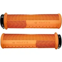 Peaty's Monarch Mushroom Thin Grips Orange 138 mm