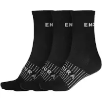Endura Chaussettes Coolmax Race 3 Paires