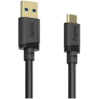 Hama 00202004 câble USB USB 3.2 Gen 1 (3.1 Gen 1) 0,25 m USB A USB C Noir