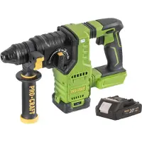 Procraft Marteau perforateur sans fil PHA30bb 20 V 2,8 J SDS Plus Brushless + 1 batterie 2,0 Ah - sans chargeur
