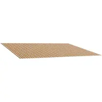 vidaXL Tissu de remplacement pour store , orange et noir, 500 x 300 cm