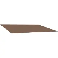 vidaXL Tissu de remplacement pour store, beige, 400 x 300 cm, polyester