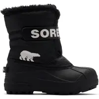 Sorel - Après-skis chauds et imperméables - Little Kids Snow Commander Black Sea Salt - Taille Enfant 30 - Noir