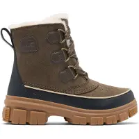 Sorel - Bottes d'hiver imperméables et isolantes - Torino V WP W Major Black pour Femme en Cuir - Taille 37 - Marron