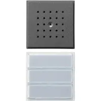 Gira 126167 Interphone vidéo 3 boutons Anthracite