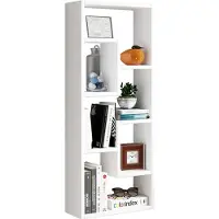 VCM Étagère en bois Étagère à livres Étagère à médias Rangement Séparation de pièce Étagère déco Vilo Étagère en bois Étagère à livres Étagère à médias Rangement Séparation de pièce Étagère déco Vilo