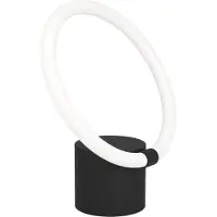 Eglo 900565 CARANACOA LED Lampe de table 11,5W 260x50mm noir blanc blanc chaud