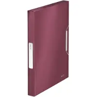 Leitz Style Boîte de classement 30 mm A4 pour 250 feuilles Rouge rubis