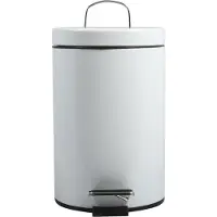 MSV 12 L, seau en acier inoxydable, blanc, 25 cm, blanc