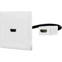 Renkforce RF-4538136 Adaptateur HDMI [1x HDMI femelle - 1x HDMI femelle] Blanc Contacts plaqués or 15.00 cm